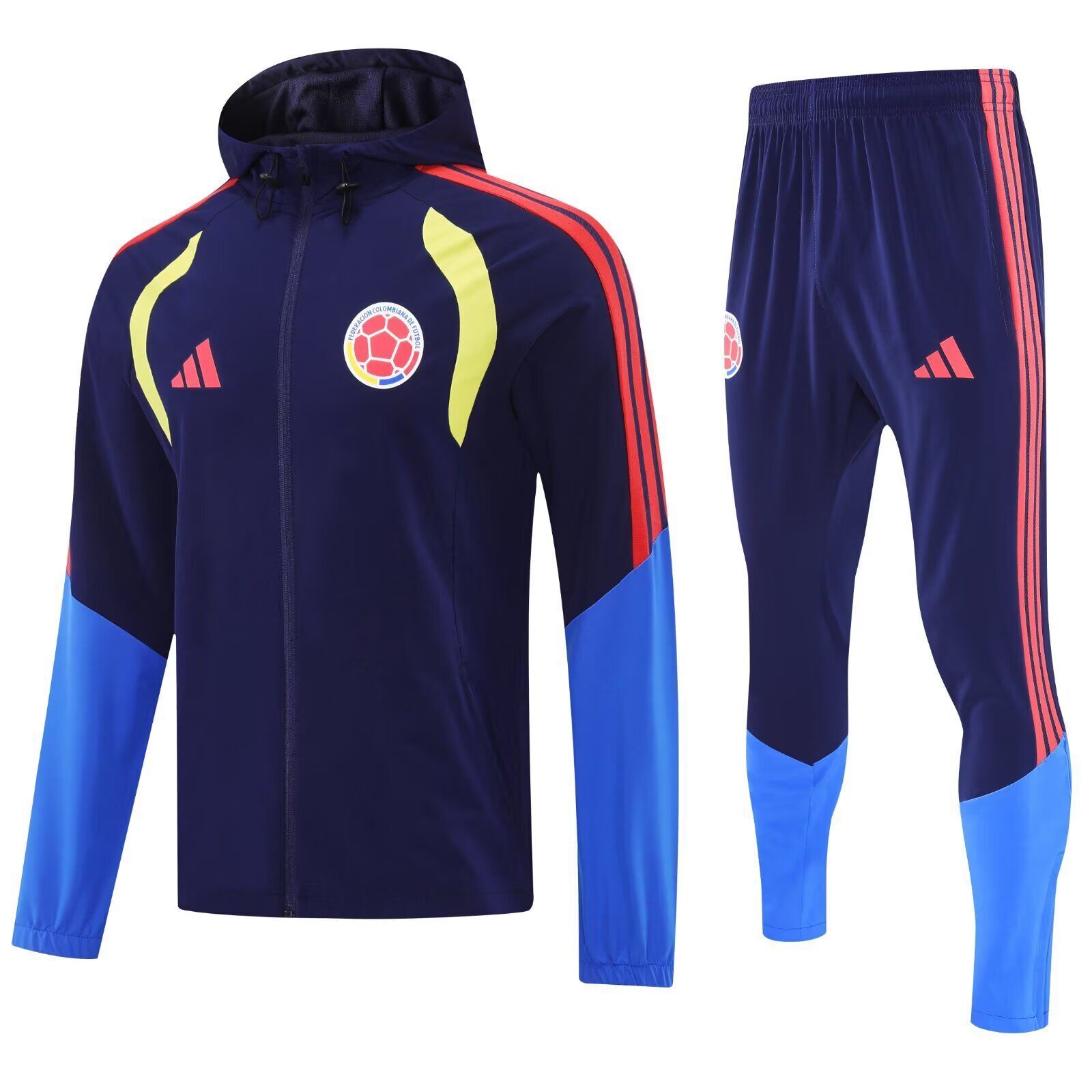 AAA Quality Colombia Windcoat Hoodie Tracksuit - Navy